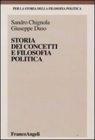 copertina Storia dei concetti e filosofia politica
