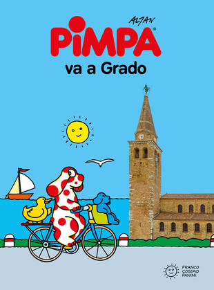 copertina Pimpa va a Grado. Ediz. illustrata. Con Adesivi