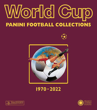 copertina World cup. Panini football collections. 1970-2022