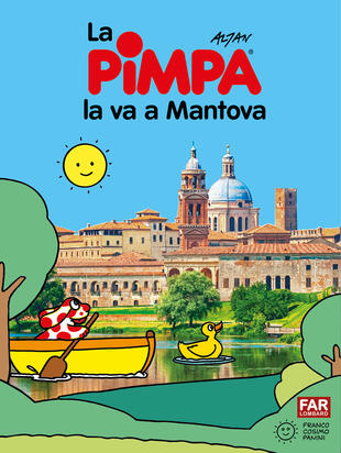 copertina Pimpa la va a Mantova. Ediz. illustrata