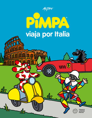 copertina Pimpa viaja por Italia. Ediz. a colori