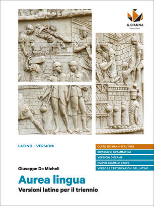copertina Aurea lingua. Versioni latine per il triennio. Per le Scuole superiori. Con e-book. Con espansione online