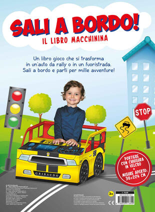 copertina Sali a bordo! Il libro macchinina