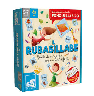 copertina Il rubasillabe. Giochi di ortografia con i suoni difficili