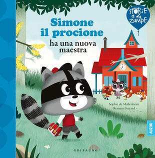 copertina Simone il procione ha una nuova maestra. Ediz. a colori