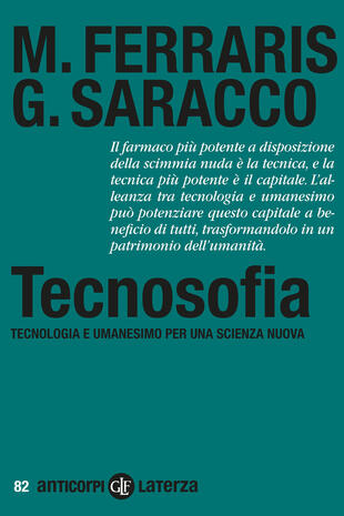 copertina Tecnosofia. Tecnologia e umanesimo per una scienza nuova