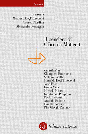 copertina Il pensiero di Giacomo Matteotti