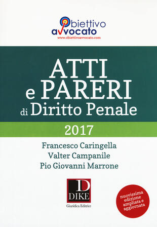 copertina Atti e pareri di diritto penale