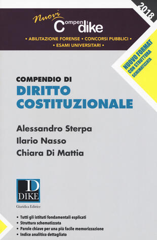 copertina Compendio di diritto costituzionale