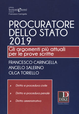 copertina Procuratore dello Stato 2019. Gli argomenti più attuali per le prove scritte