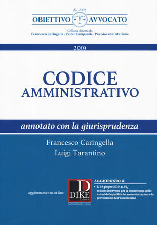 copertina Codice amministrativo annotato con la giurisprudenza. Con aggiornamento online
