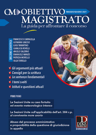 copertina Obiettivo magistrato. La guida per affrontare il concorso (2021). Vol. 5: Maggio/giugno