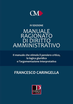 copertina Manuale ragionato di diritto amministrativo