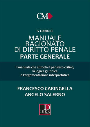 copertina Manuale ragionato di diritto penale. Parte generale
