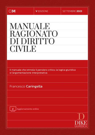 copertina Manuale ragionato di diritto civile