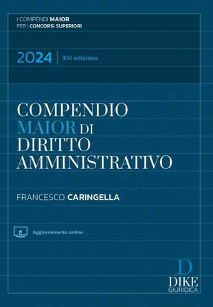 copertina Compendio di diritto amministrativo. Ediz. maior