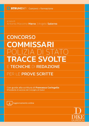 copertina Concorso commissari Polizia di Stato. Tracce svolte e tecniche di redazione per le prove scritte. Con aggiornamento online