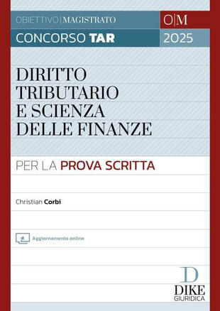 copertina Concorso TAR 2025. Diritto tributario e Scienza delle finanze per la prova scritta
