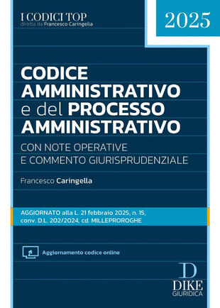 copertina Codice amministrativo e del processo amministrativo. Con aggiornamento codice online