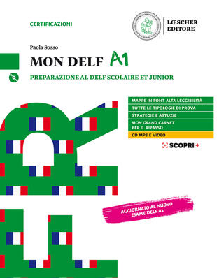 copertina Mon DELF. Preparazione al DELF Scolaire et Junior. A1. Con soluzioni. Per la Scuola media. Con CD-Audio