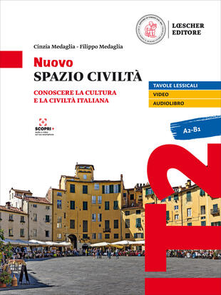copertina Nuovo spazio civiltà. Conoscere la cultura e la civiltà italiana