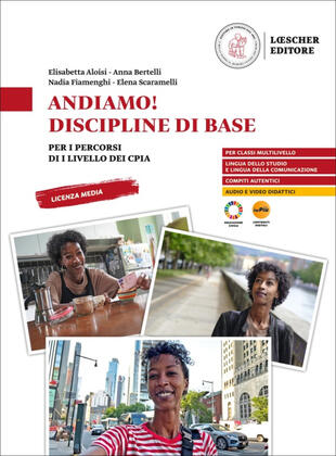 copertina Andiamo! Discipline di base. Per i percorsi di livello dei CPIA
