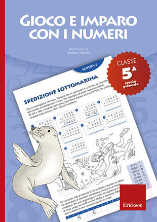 copertina Gioco e imparo con i numeri. Quaderno. Per la 5ª classe elementare