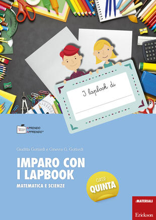 copertina Imparo con i lapbook. Matematica e scienze. Classe quinta