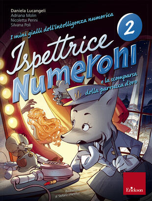 copertina I mini gialli dell'intelligenza numerica. Vol. 2: Ispettrice Numeroni e la scomparsa della parrucca d'oro
