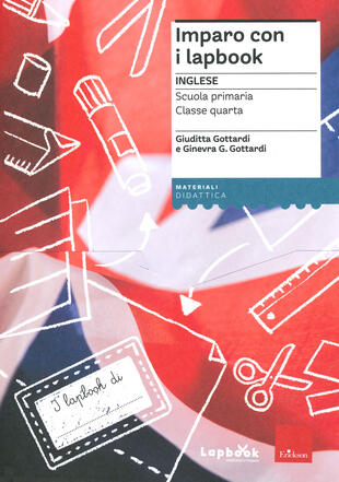 copertina Imparo con i lapbook. Inglese. Classe quarta