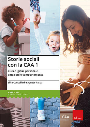copertina Storie sociali con la CAA. Vol. 1: Cura e igiene personale, emozioni e comportamento