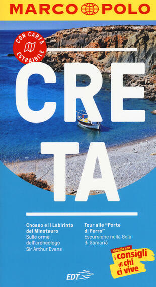 copertina Creta. Con Carta geografica