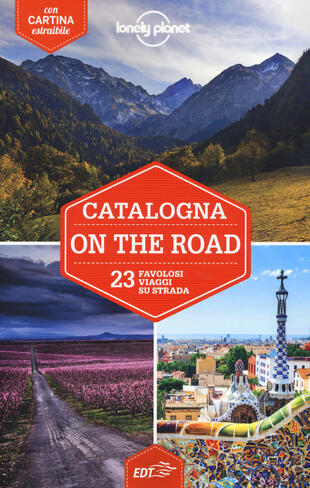 copertina Catalogna on the road. Con Carta geografica ripiegata