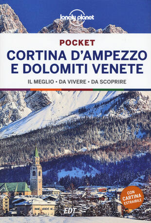 copertina Cortina d'Ampezzo e Dolomiti venete. Con Carta geografica ripiegata