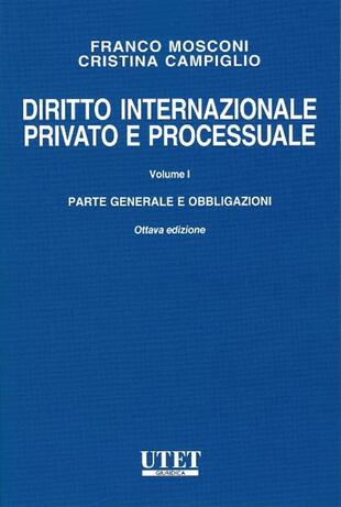 copertina Diritto internazionale privato e processuale