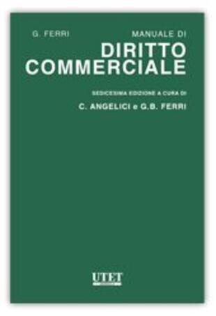 copertina Manuale di diritto commerciale