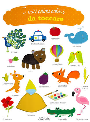 copertina I miei primi colori da toccare. Ediz. a colori