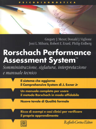 copertina Rorschach performance assessment system. Somministrazione, siglatura, interpretazione e manuale tecnico