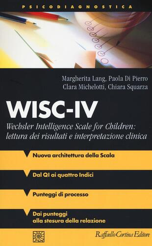 copertina WISC-IV Wechsler Intelligence Scale for Children: lettura dei risultati e interpretazione clinica