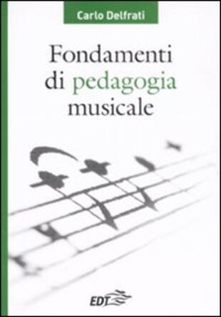 copertina Fondamenti di pedagogia musicale