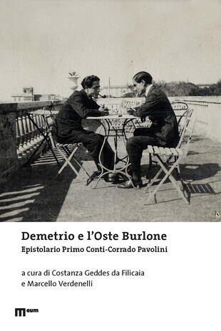 copertina Demetrio e l'oste burlone. Epistolario Primo Conti-Corrado Pavolini