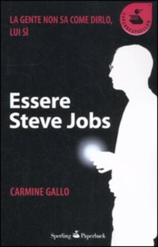 copertina Essere Steve Jobs