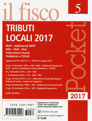 copertina Tributi locali 2017