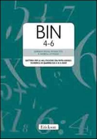 copertina BIN 4-6. Batteria per la valutazione dell'intelligenza numerica in bambini dai 4 ai 6 anni