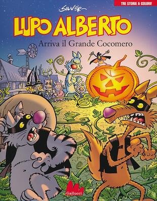 copertina Lupo Alberto. Tre storie a colori. Arriva il grande cocomero. Vol. 5