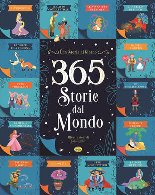copertina 365 storie dal mondo. Ediz. illustrata