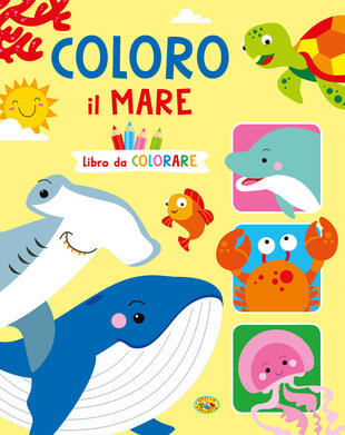 copertina Coloro il mare. Ediz. a colori