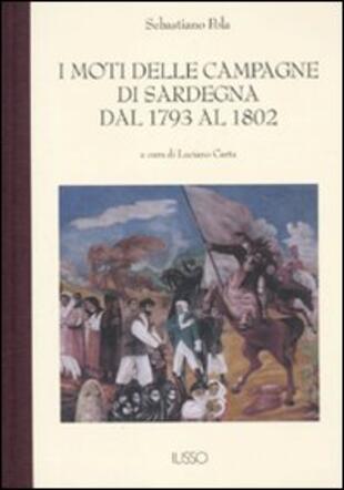 copertina I moti delle campagne di Sardegna dal 1793 al 1802