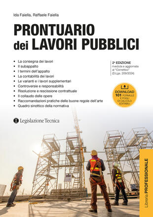 copertina Prontuario dei lavori pubblici