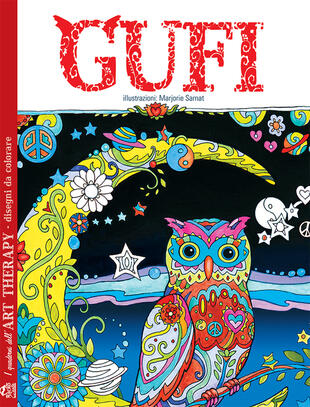 copertina Gufi. I quaderni dell'art therapy. Disegni da colorare